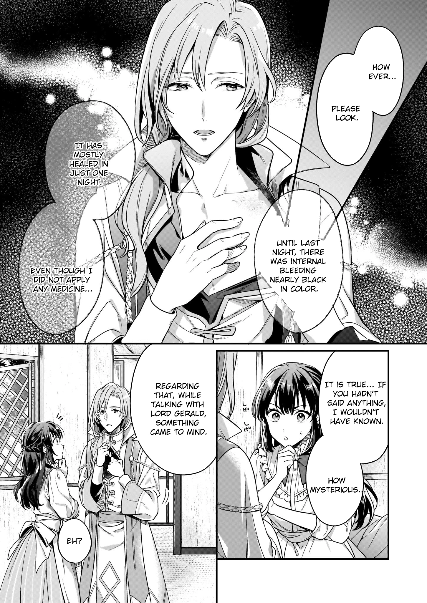 The Exiled Former Lady Loved by a Prince She Found in the Forest, Awakening as a Saint. Chapter 3 Page 9